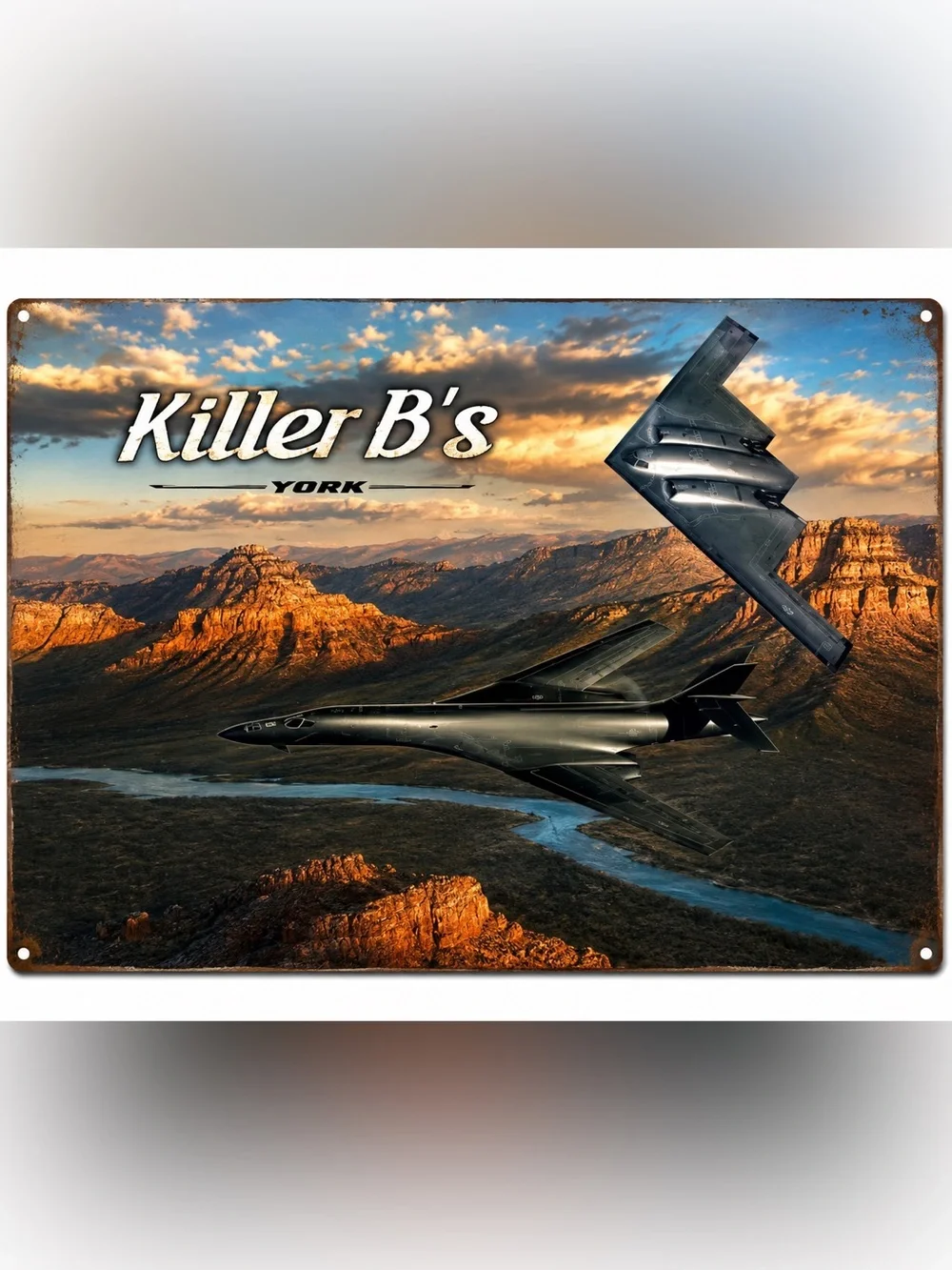 NEW Heavy Duty Steel Killer B’s Metal Sign